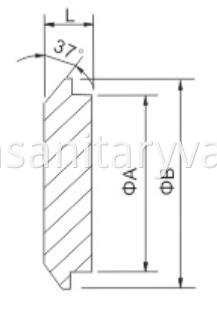 14WI male solid end cap.